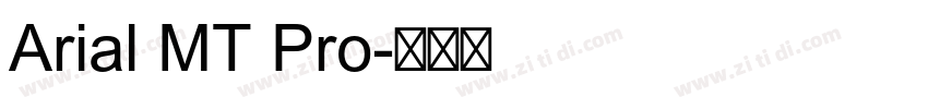 Arial MT Pro字体转换